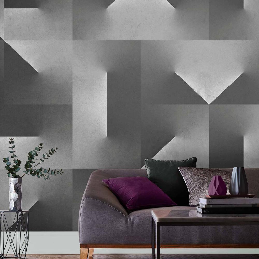 graham & brown Capture Grey Bespoke Mural