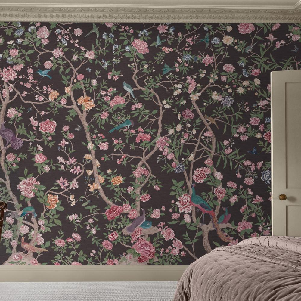 graham & brown Chinoiserie Charcoal Mural