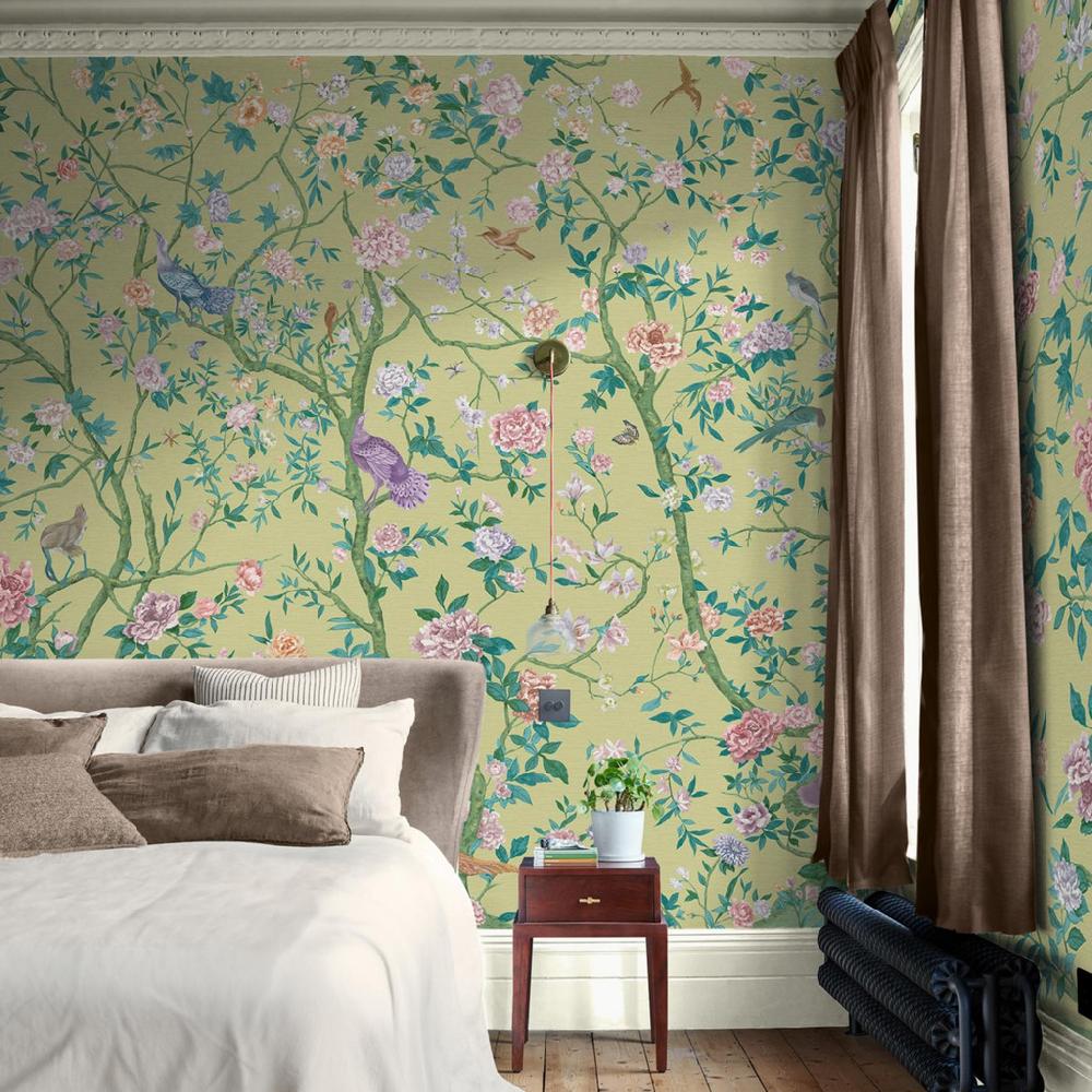 Graham & Brown Chinoiserie Green Mural