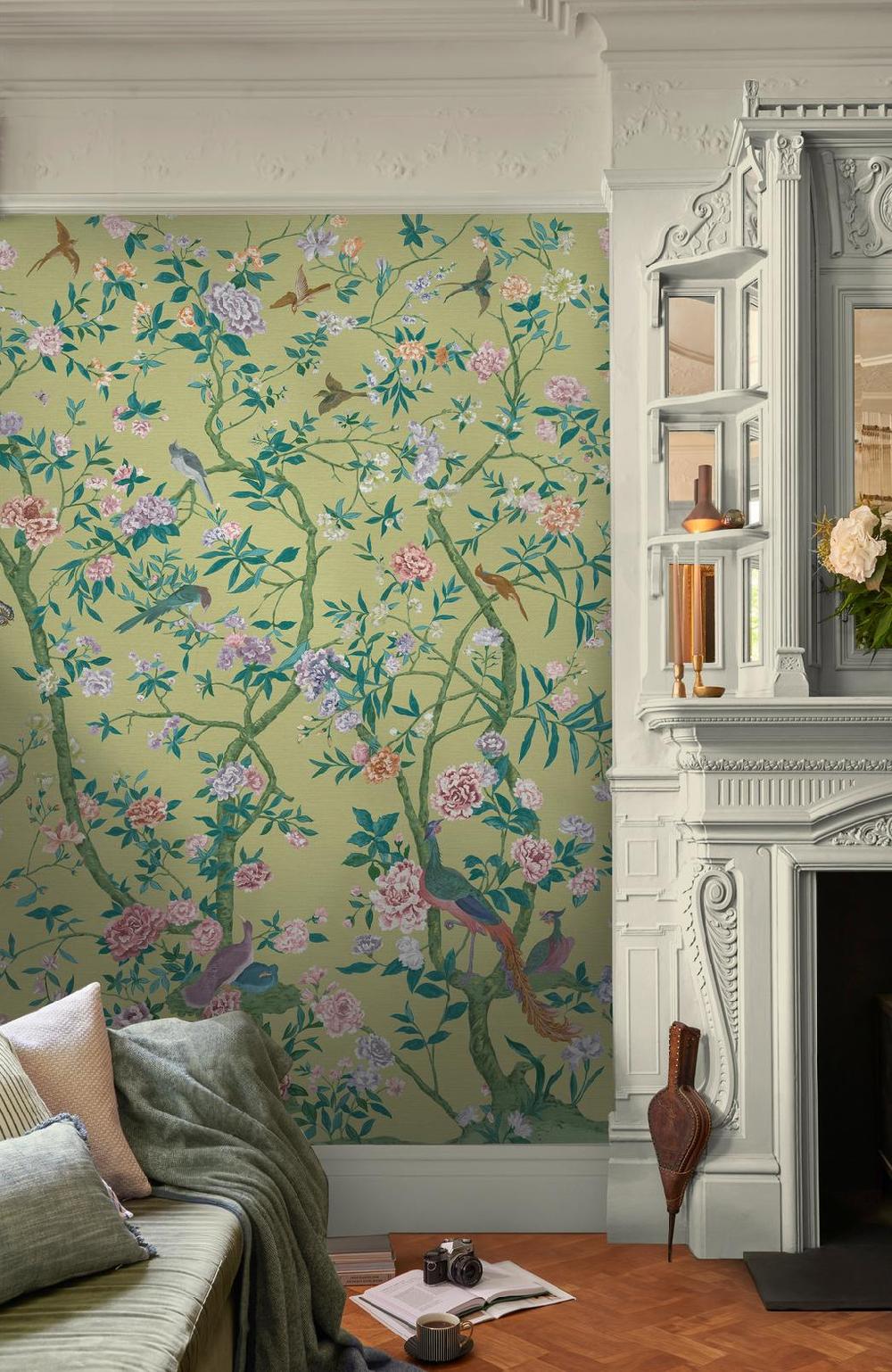 Graham & Brown Chinoiserie Green Mural