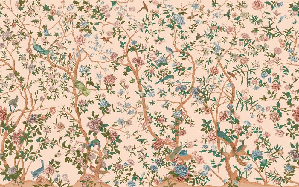 Graham & Brown Chinoiserie Neutral Mural