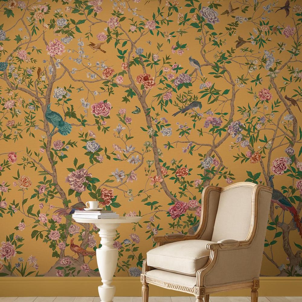graham & brown Chinoiserie Ochre Mural