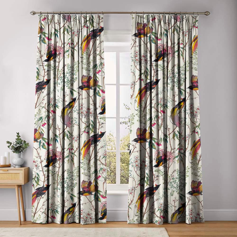 graham & brown Clavering Birds Day Curtains