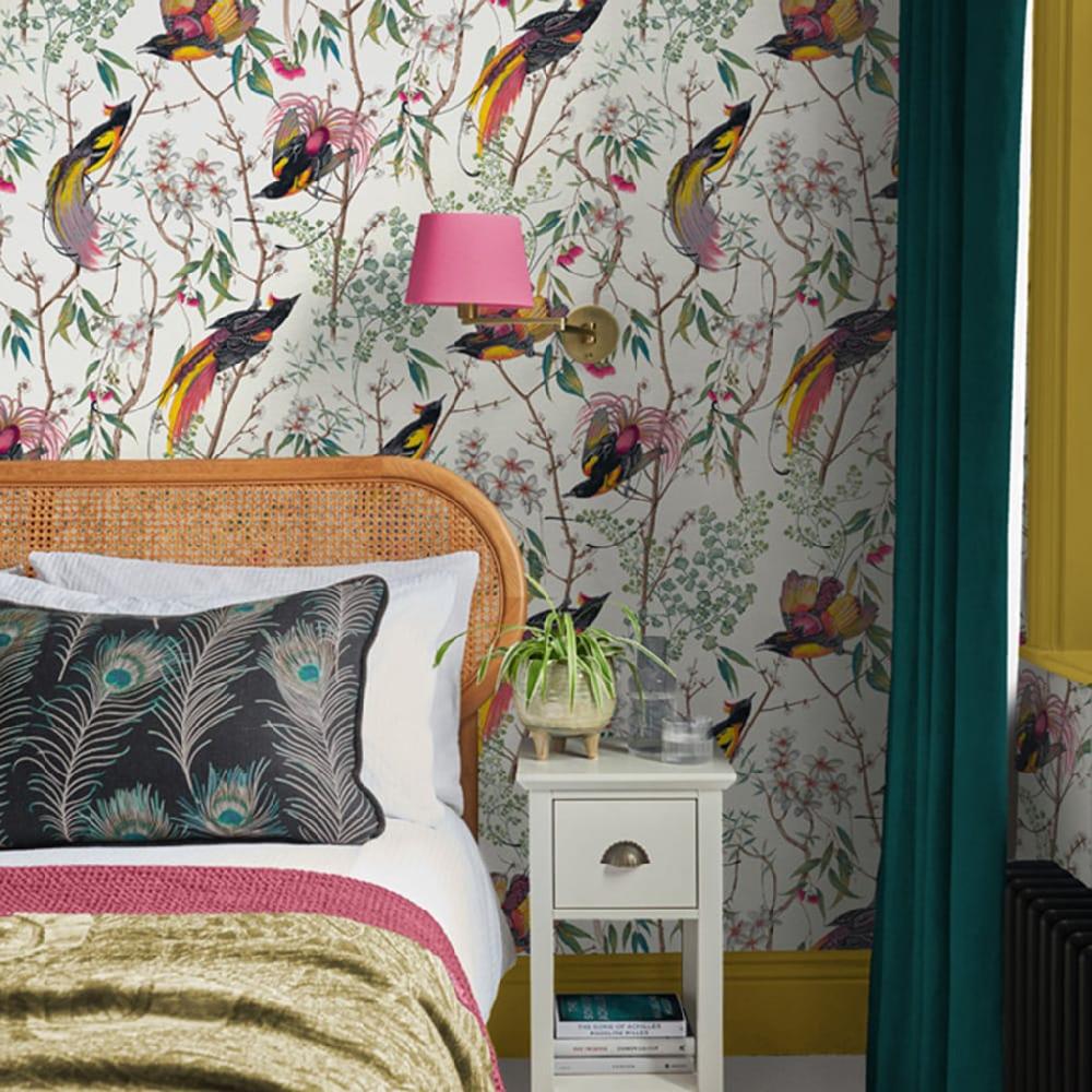 graham & brown Clavering Birds Day Wallpaper
