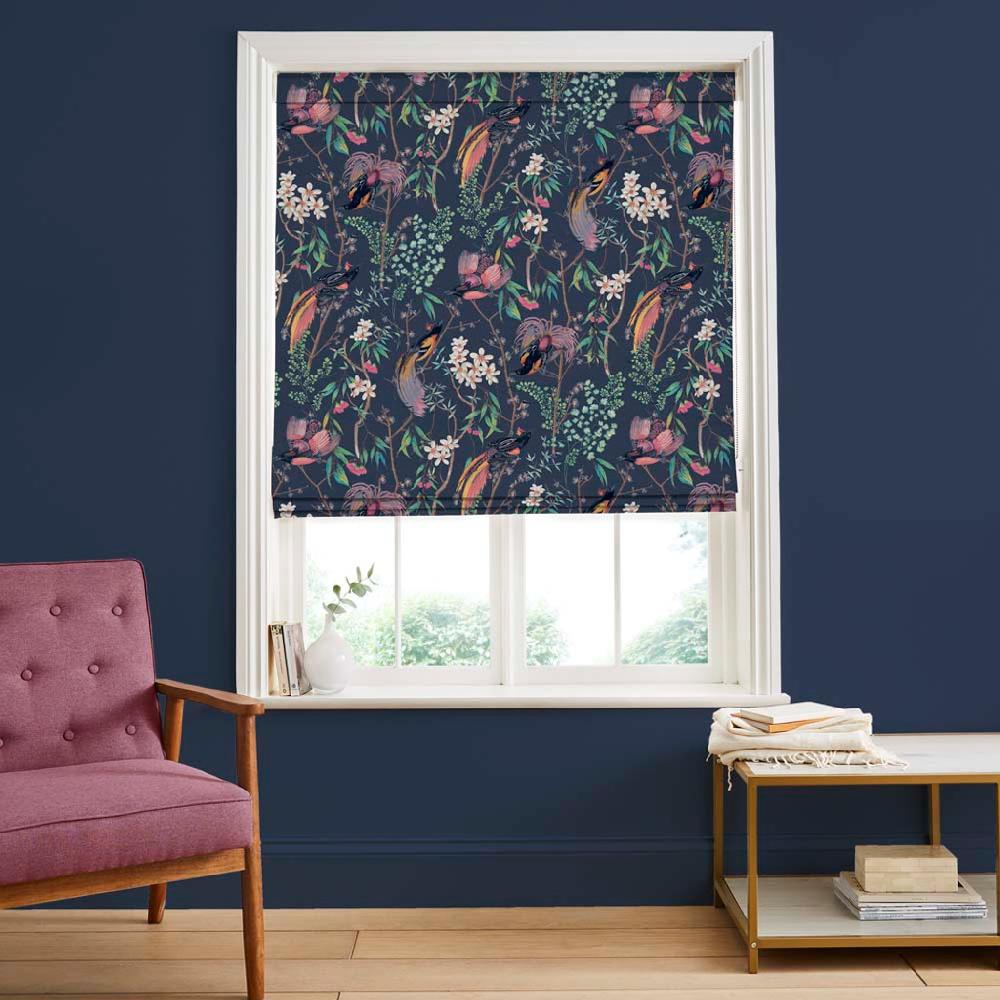 graham & brown Clavering Birds Night Roman Shade