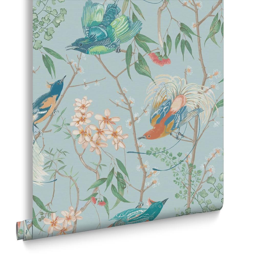 Graham & Brown Clavering Birds Noon Sky Wallpaper