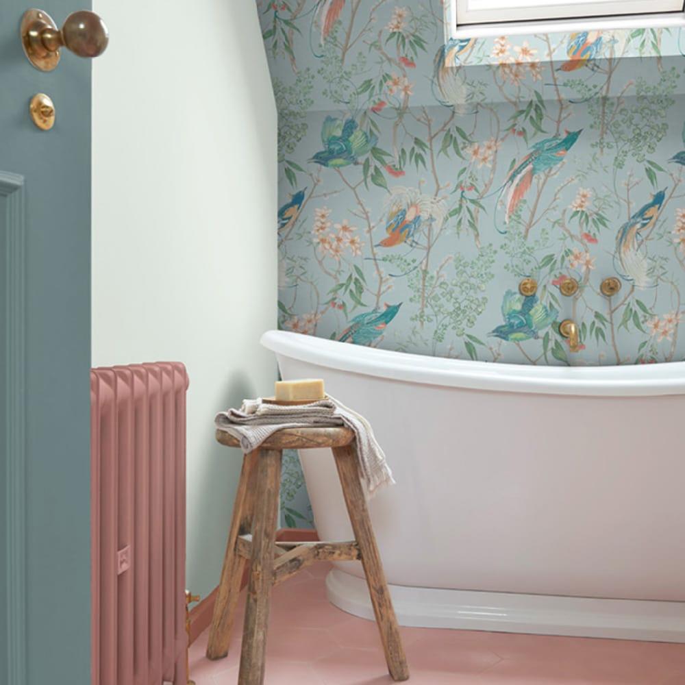 graham & brown Clavering Birds Noon Sky Wallpaper