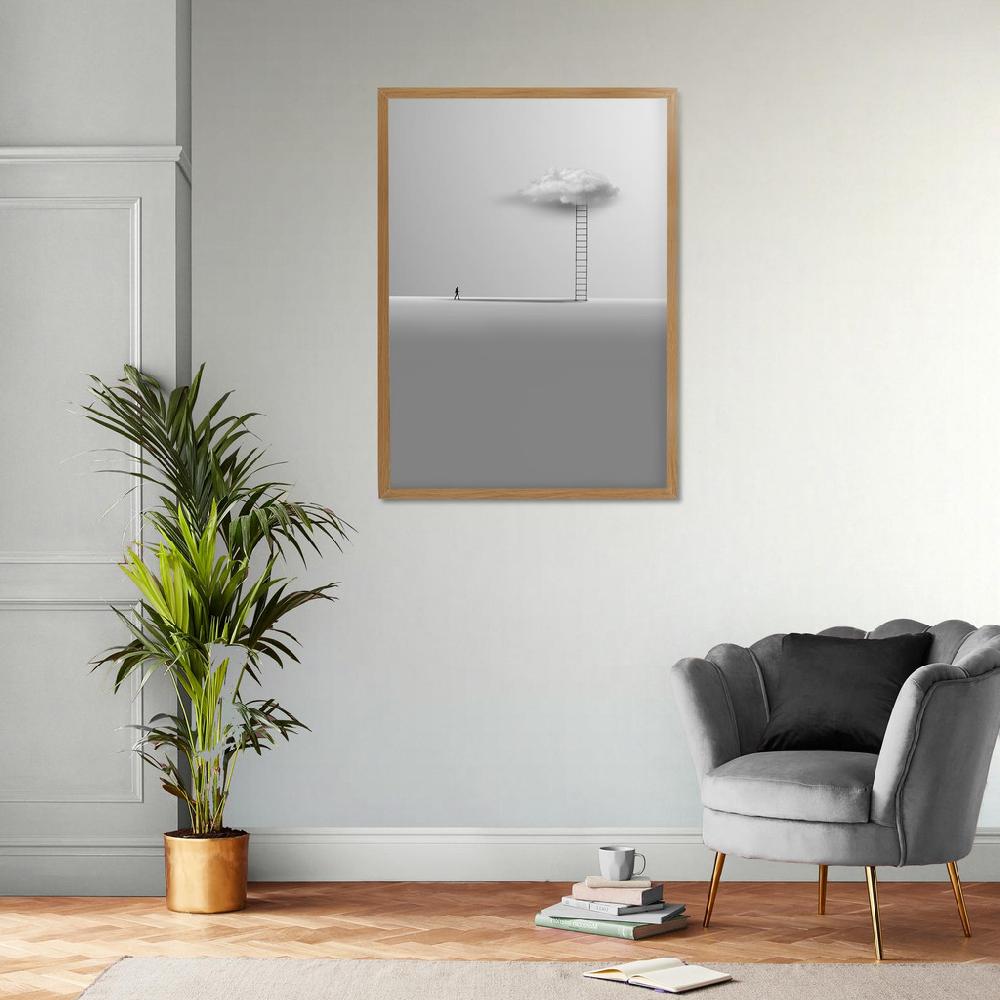 Graham & Brown Cloud Climb Gray Wall Art