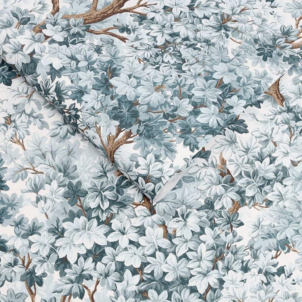 Graham & Brown Coppice Blue Wallpaper