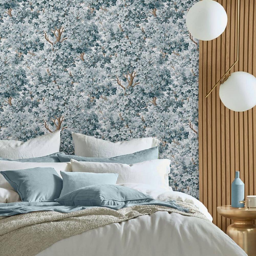 graham & brown Coppice Blue Wallpaper