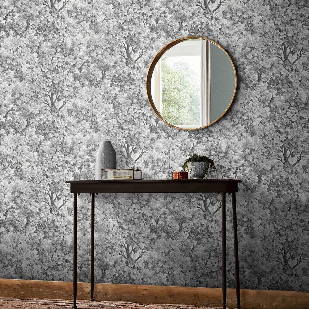 graham & brown Coppice Mono Wallpaper