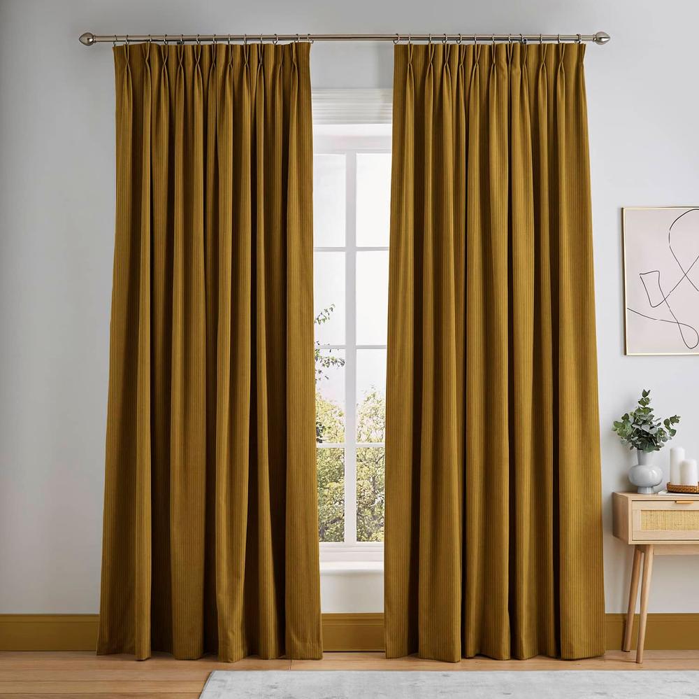 graham & brown Corduroy Amber Curtains