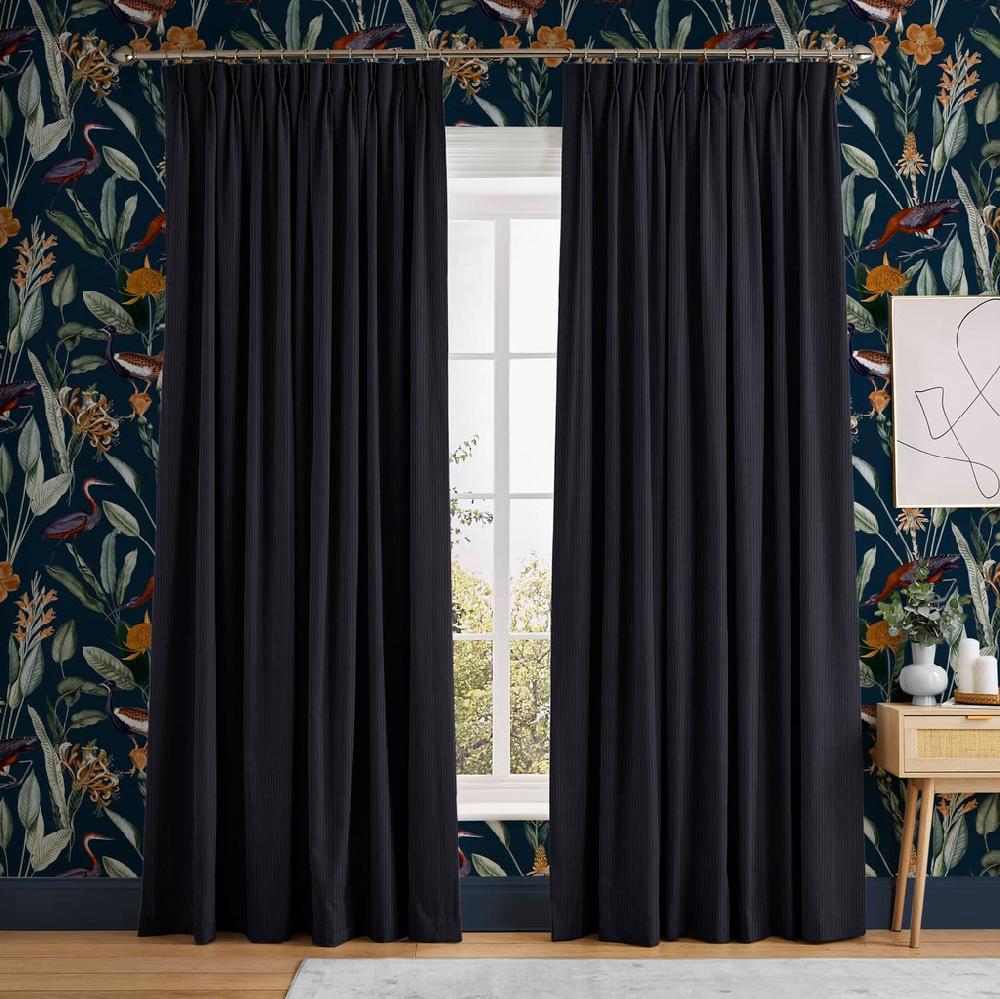 graham & brown Corduroy Ink Curtain