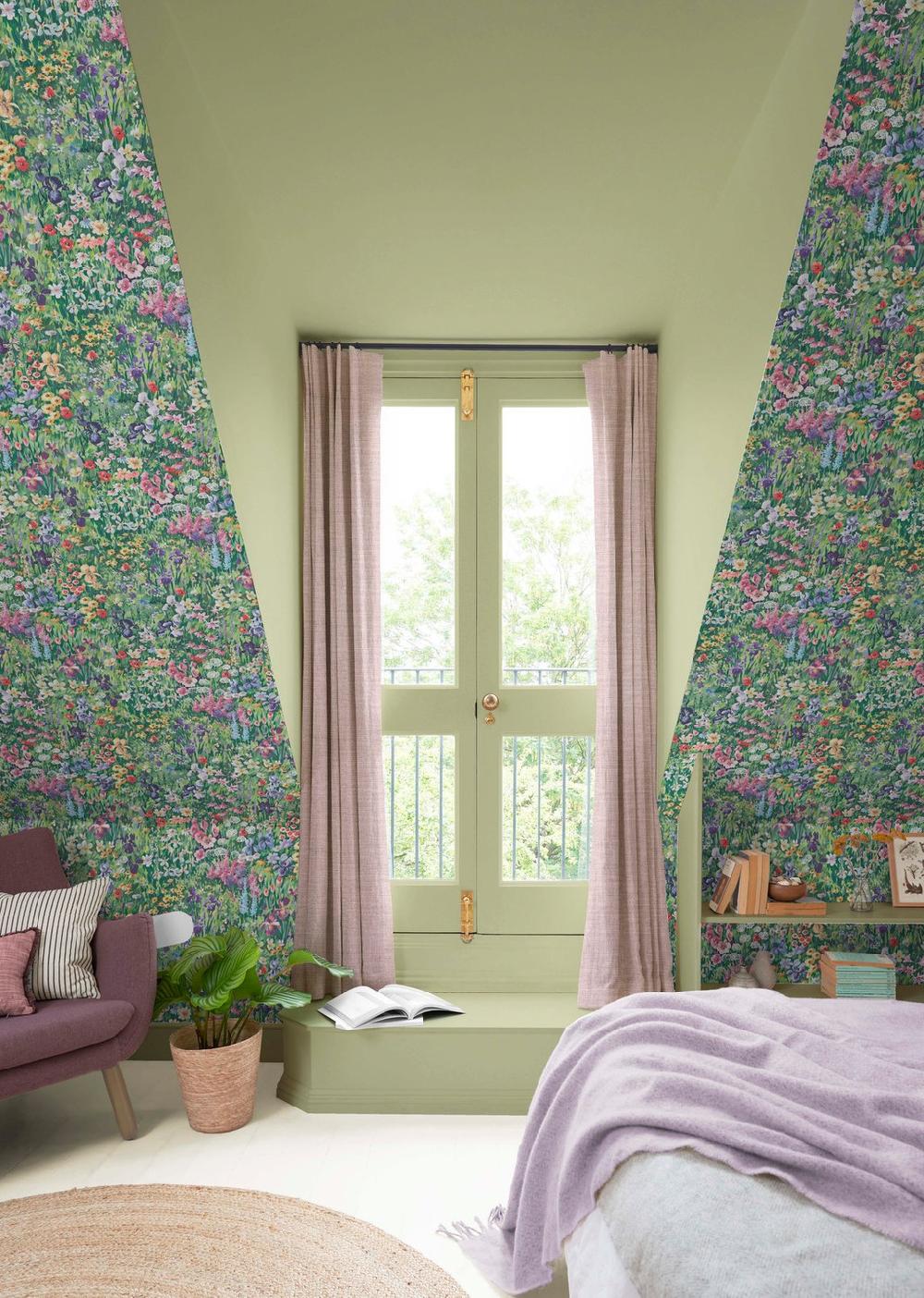 graham & brown Cottage Garden Verdant Wallpaper