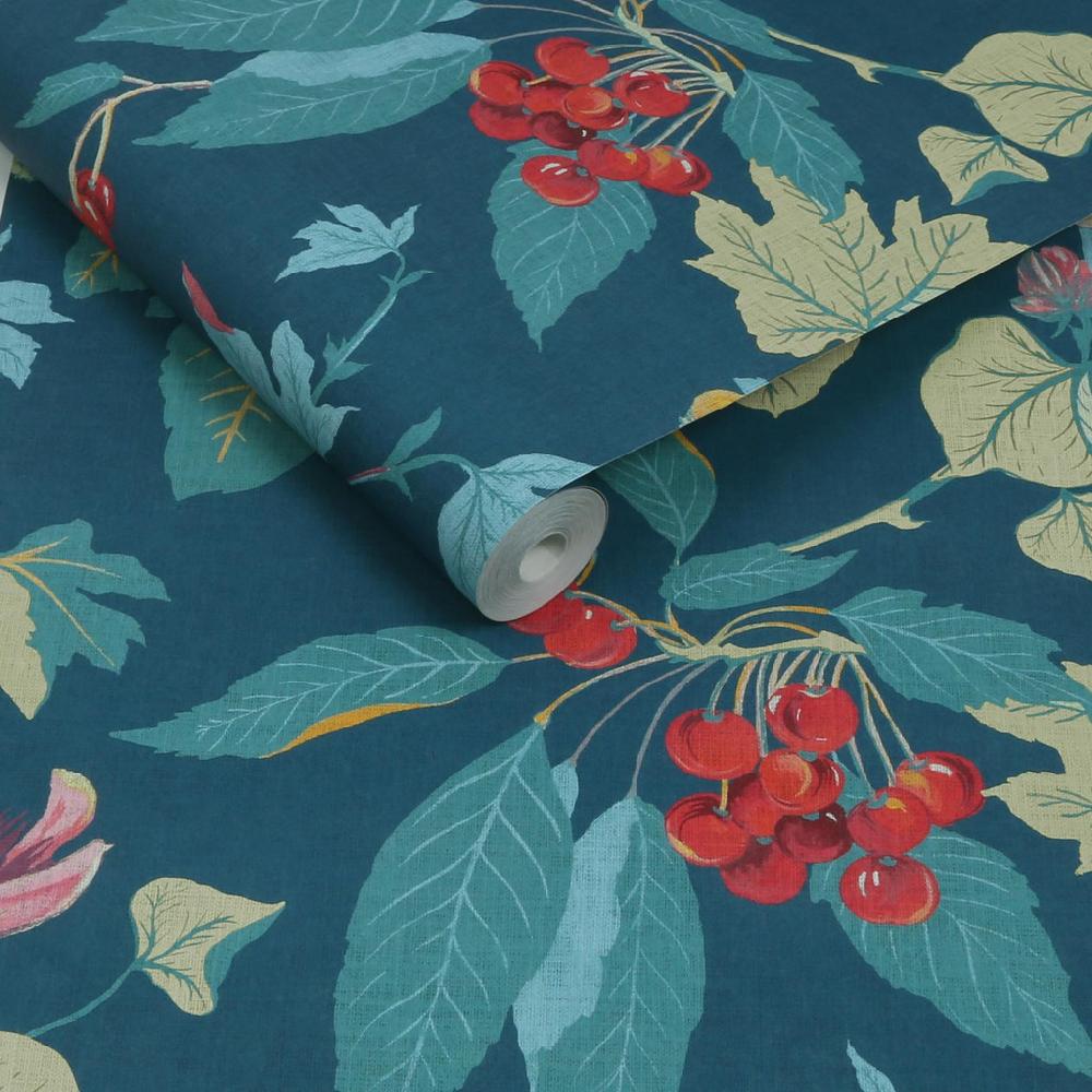 Graham & Brown Craftwork Trail Navy Wallpaper