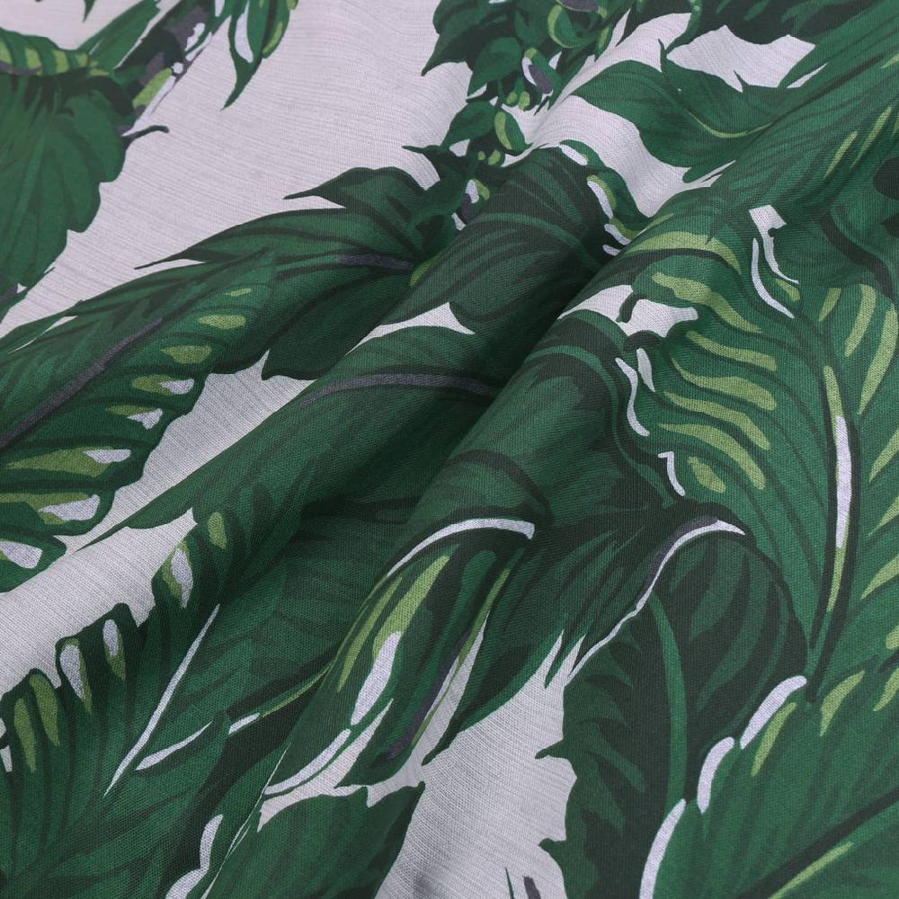 Graham & Brown Daintree Palm Pearl Roman Shade