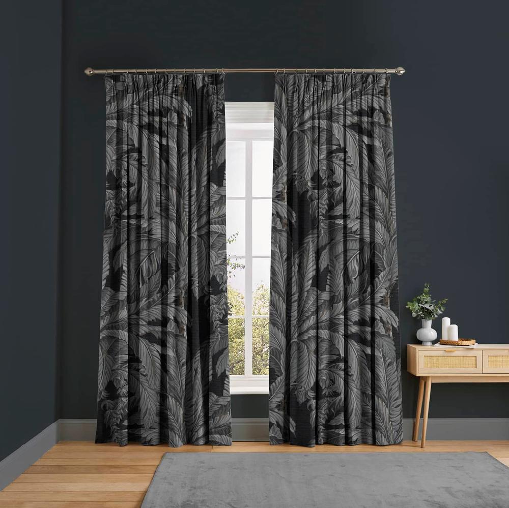 graham & brown Daintree Palm Sterling Curtain