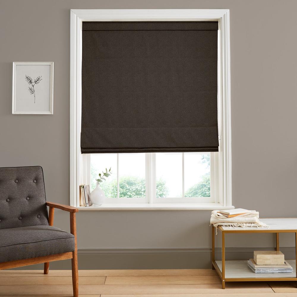 graham & brown Dapple Brown Roman Shade