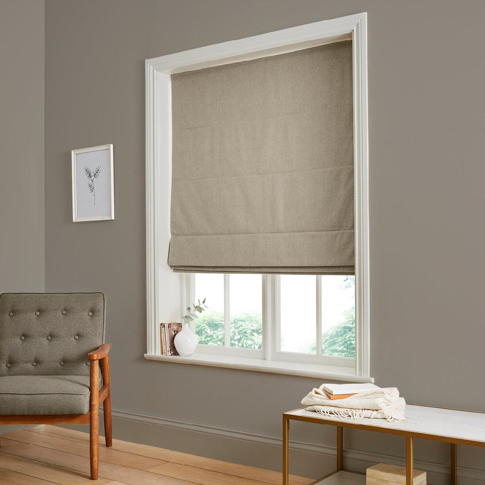 graham & brown Dapple Sand Roman Shade