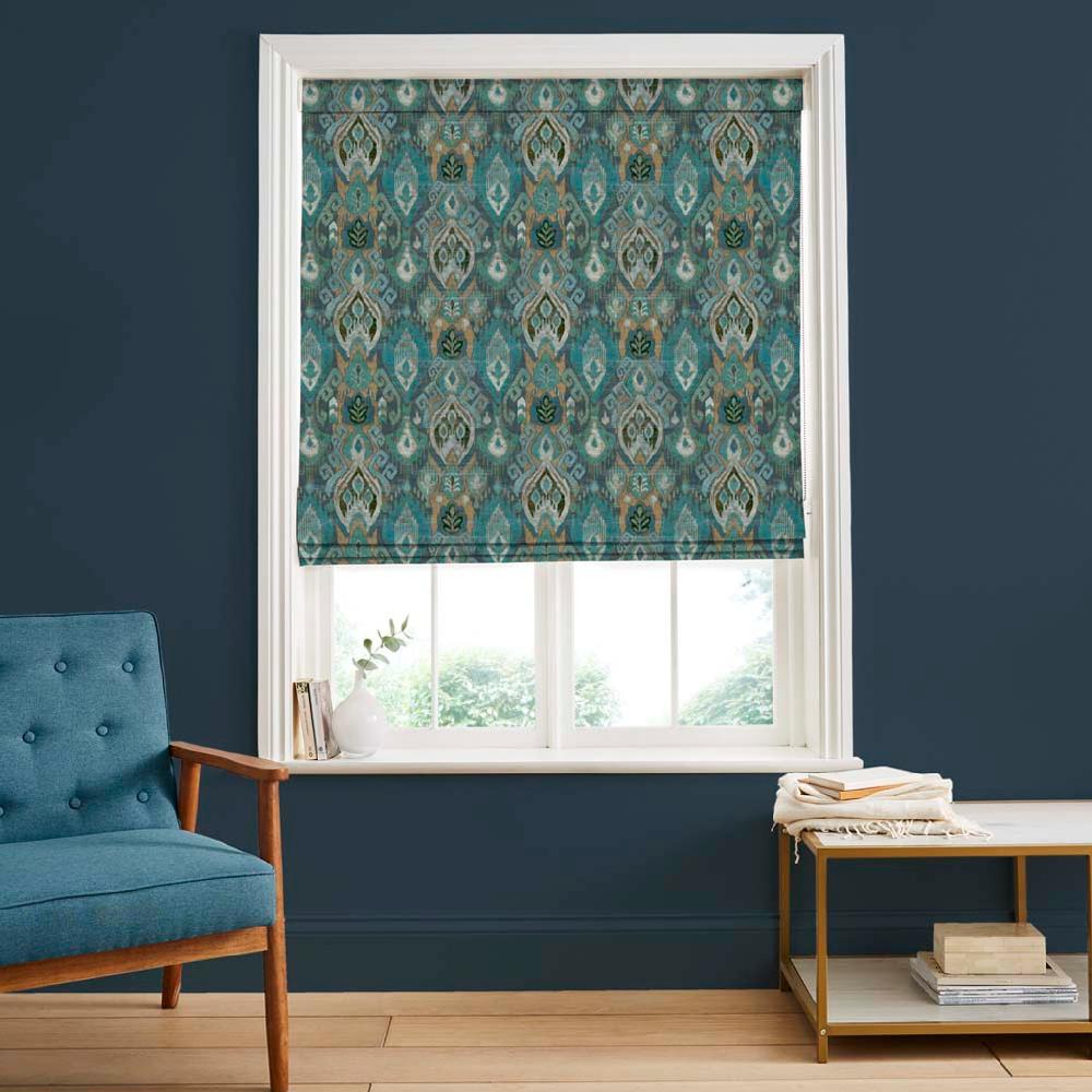 graham & brown Daraee Tapestry Midnight Roman Shade