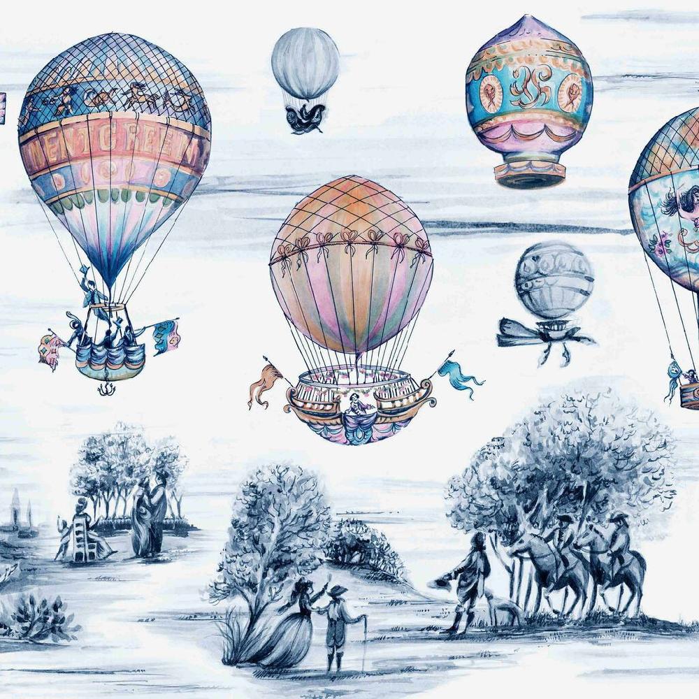 Graham & Brown Deep Sky Balloon Race Bespoke Mural