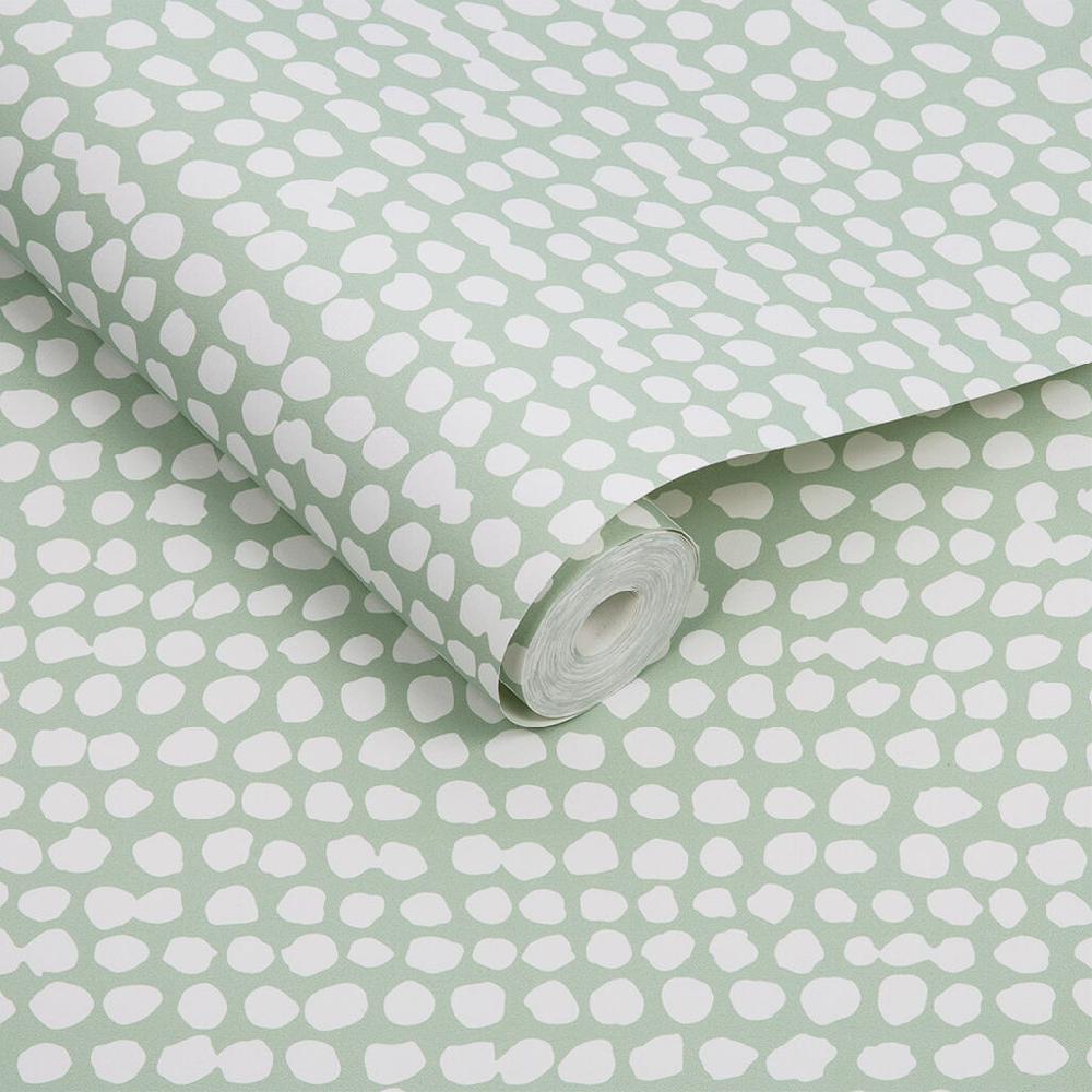 Graham & Brown Dots Green Wallpaper