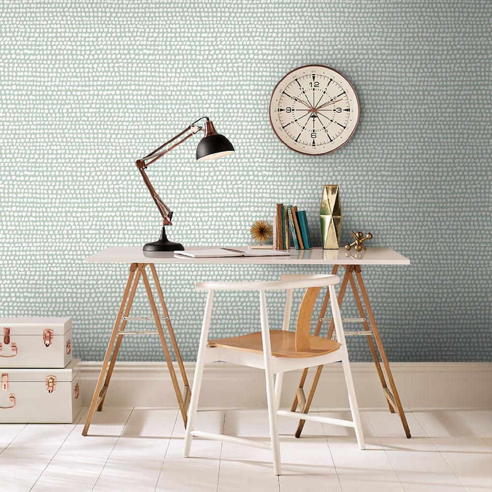 graham & brown Dots Green Wallpaper