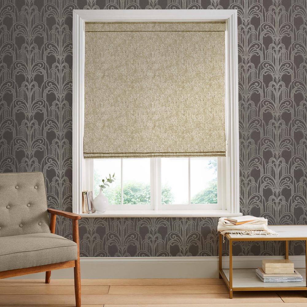 graham & brown Dream Soft Gold Roman Shade
