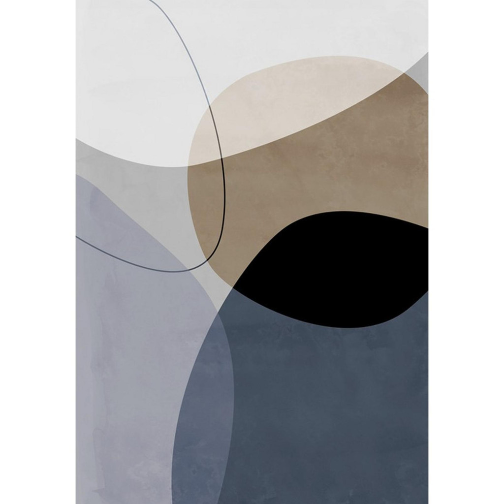 graham & brown Dual Tone Roundels I Blue Wall Art