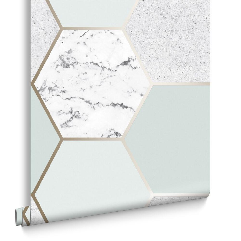 Graham & Brown Earthen Mint Wallpaper