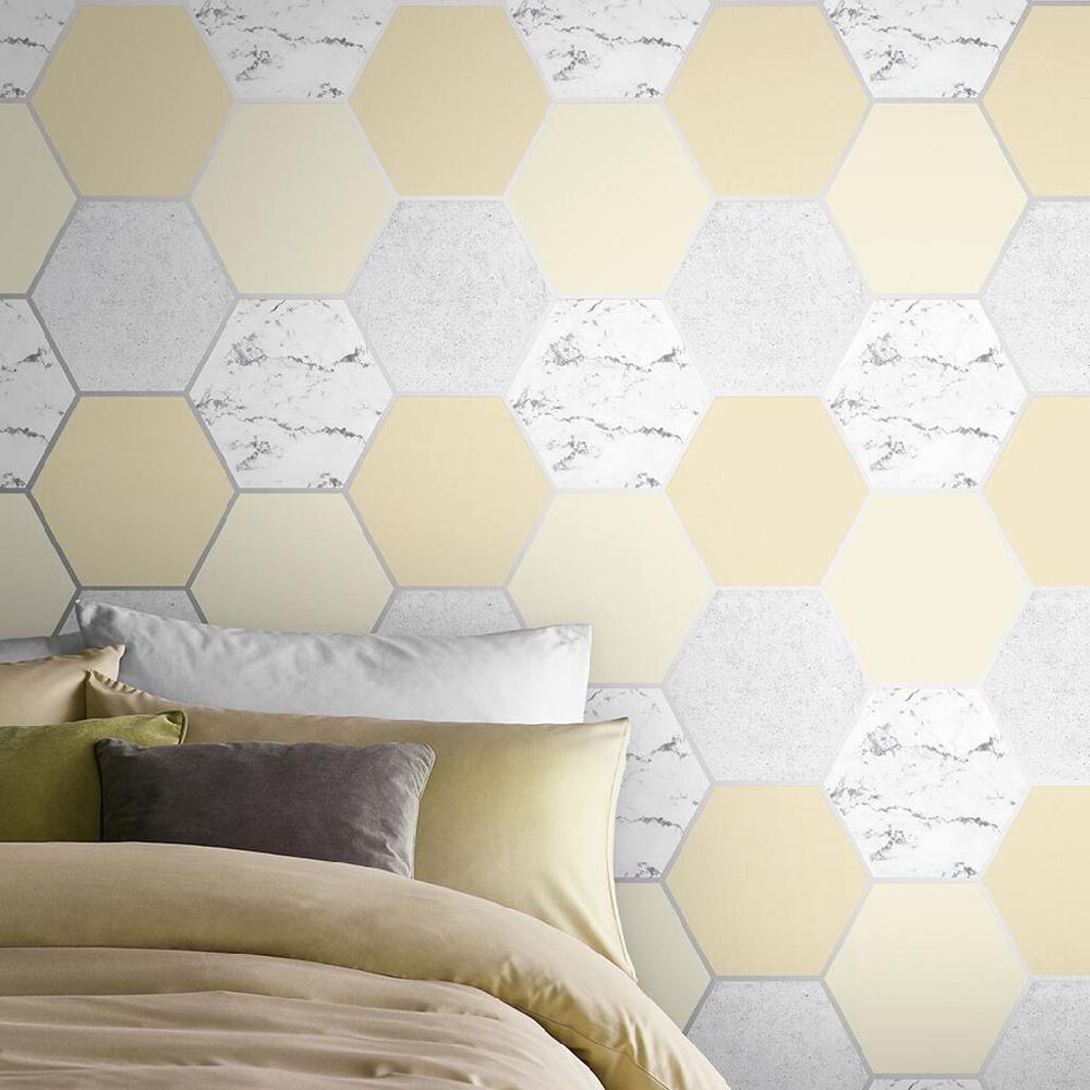 graham & brown Earthen Yellow Wallpaper