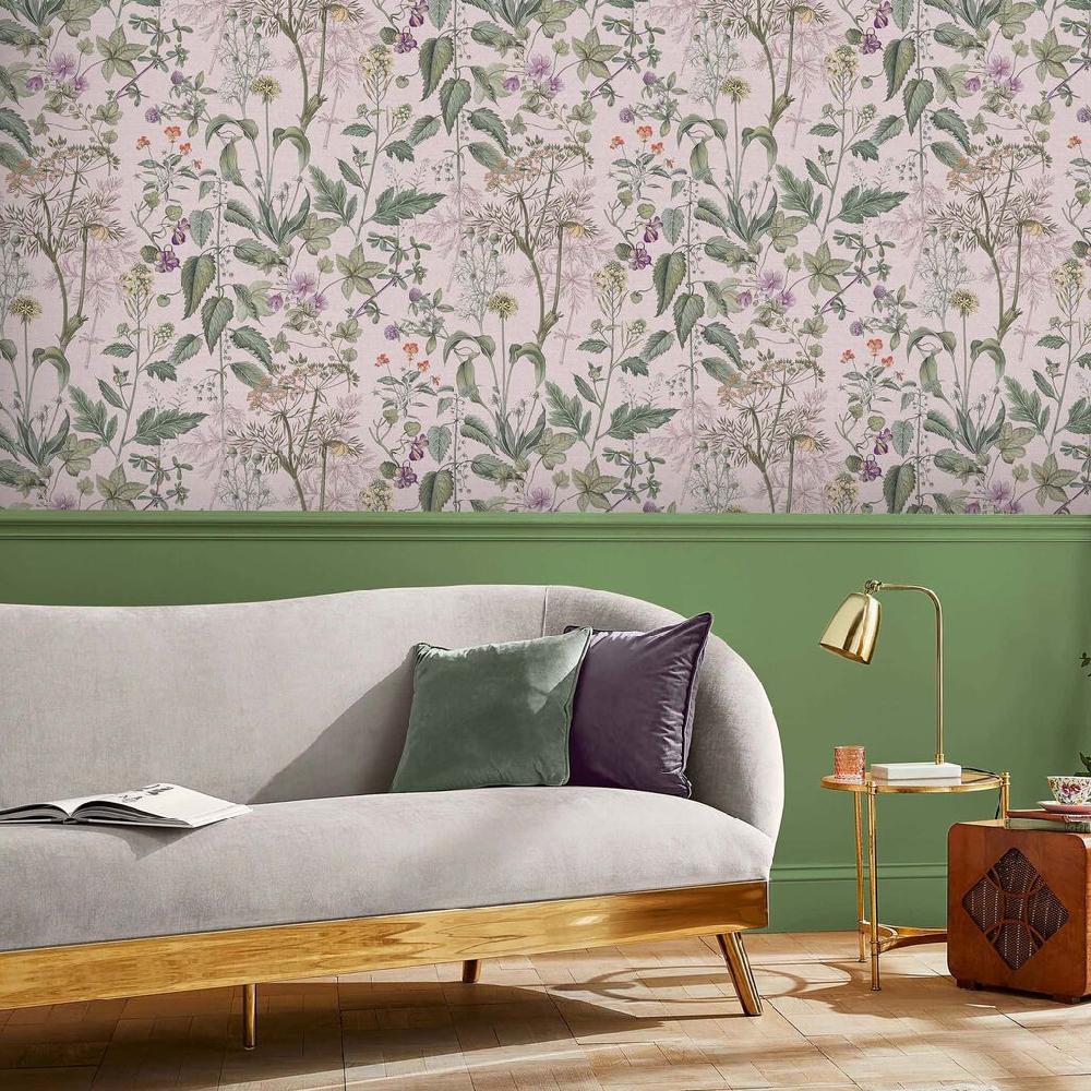 graham & brown Edulis Blush Wallpaper