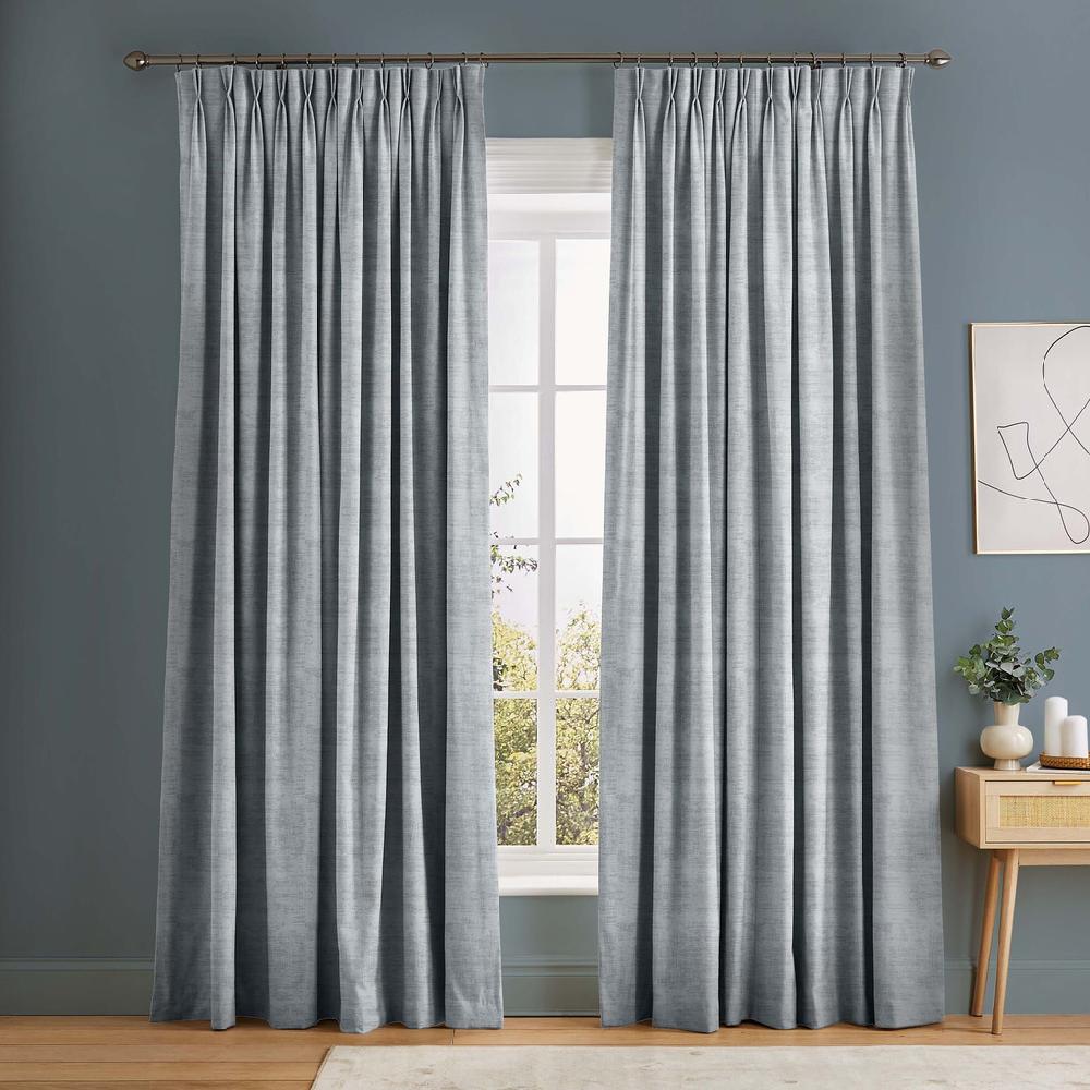 graham & brown Elements Dusky Blue Curtains