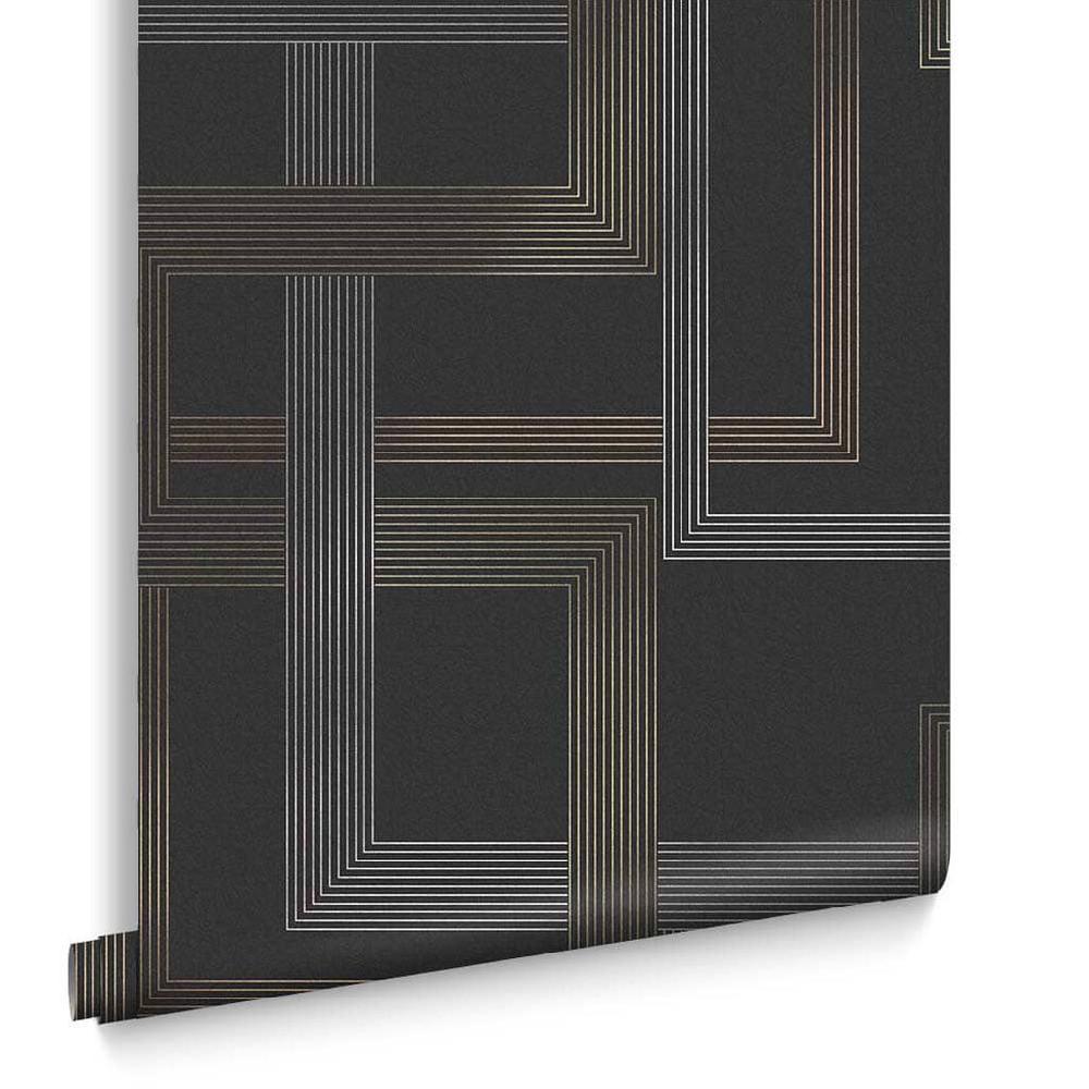 Graham & Brown Entwine Charcoal Wallpaper