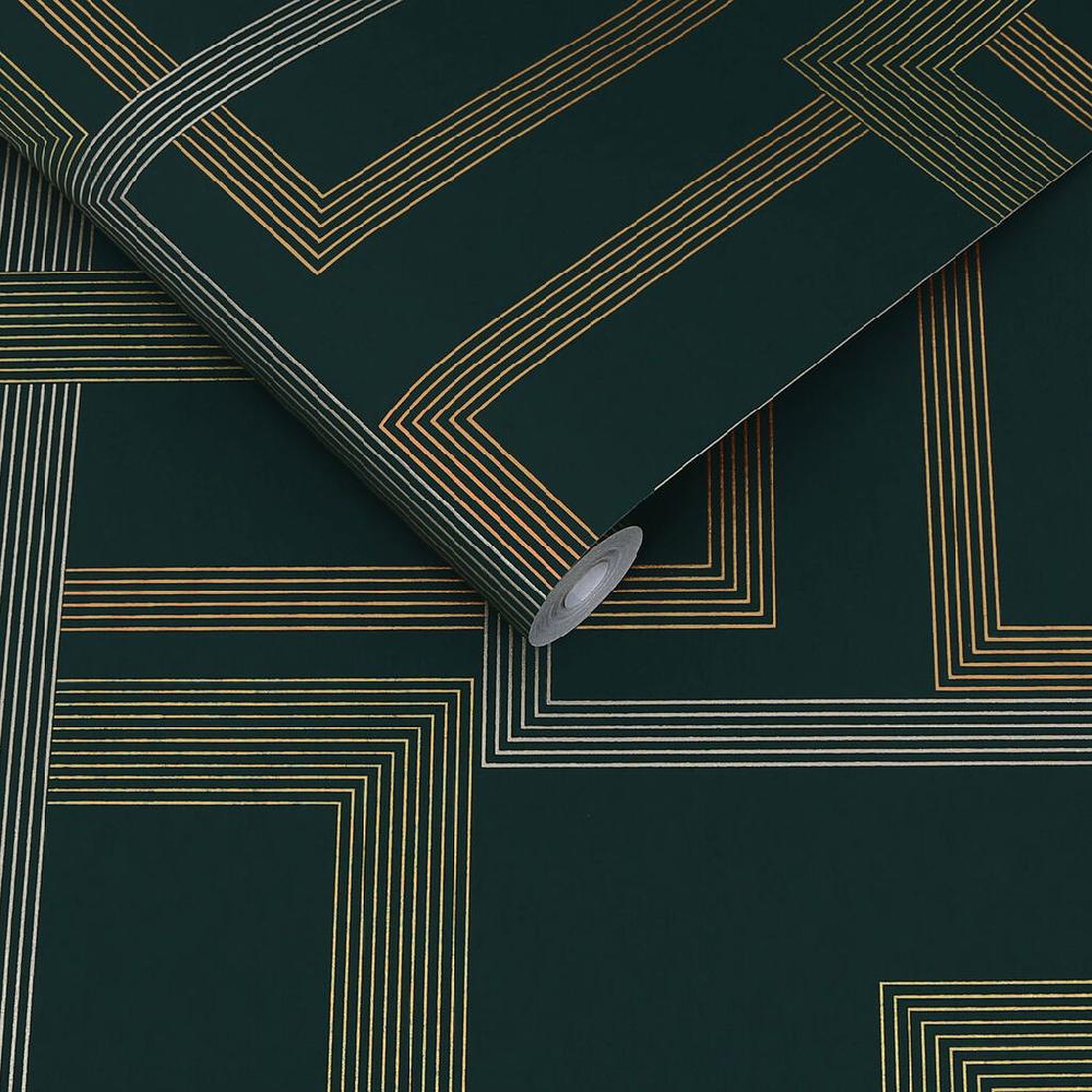 Graham & Brown Entwine Emerald Wallpaper