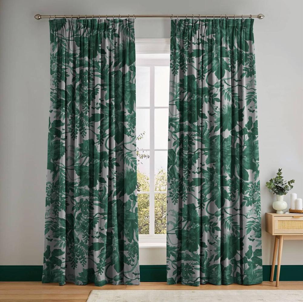 graham & brown Enzia Green Curtains