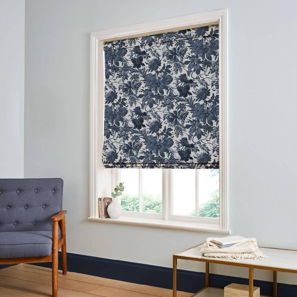 graham & brown Enzia Ink Roman Shade