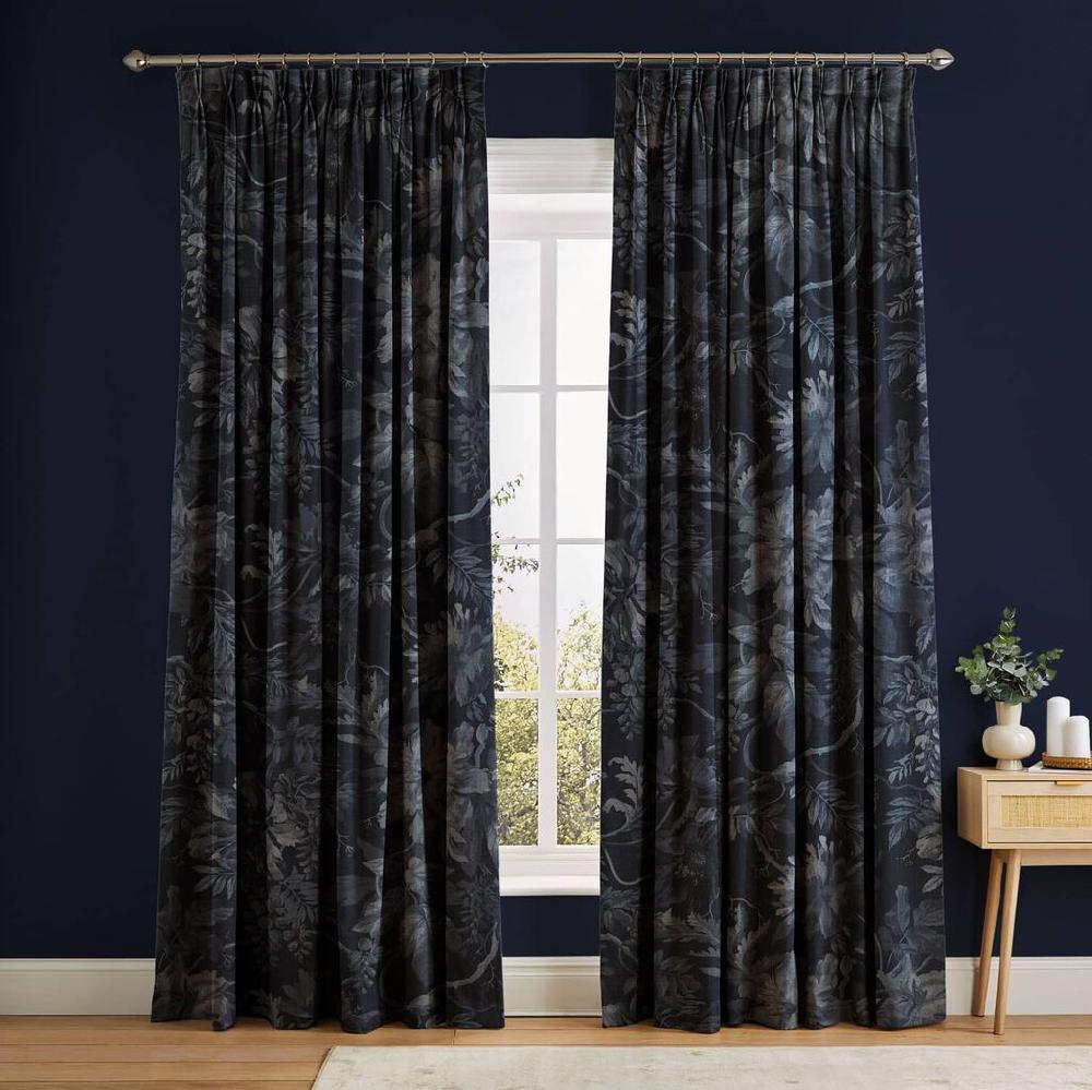 graham & brown Enzia Navy Curtains