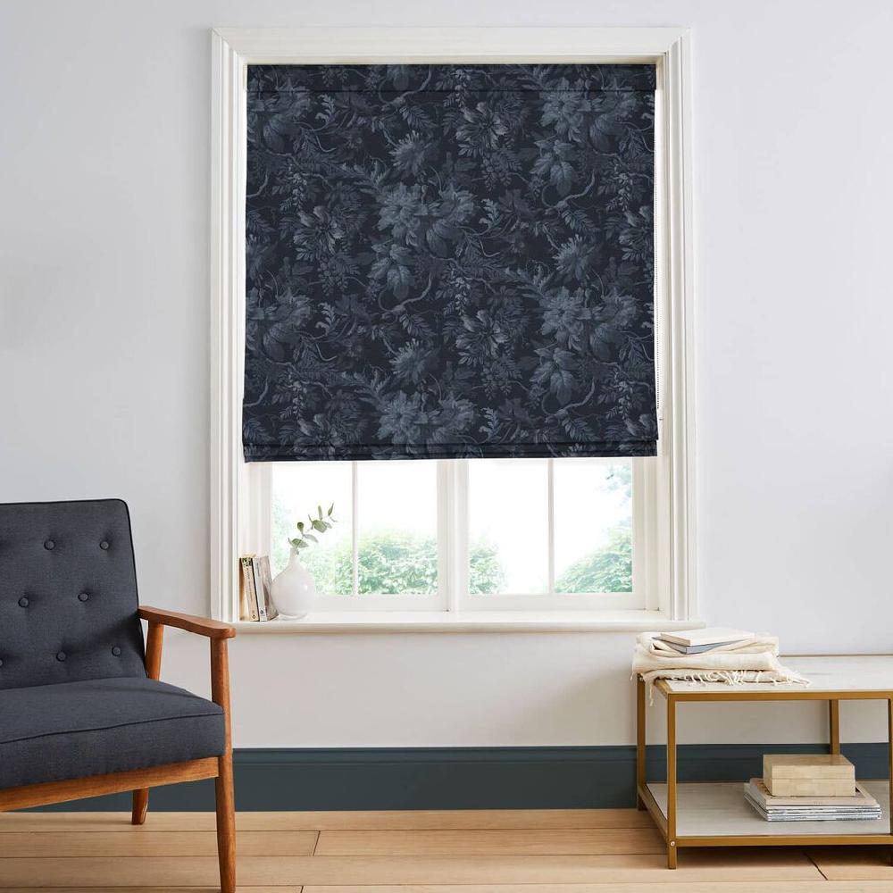 graham & brown Enzia Navy Roman Shade