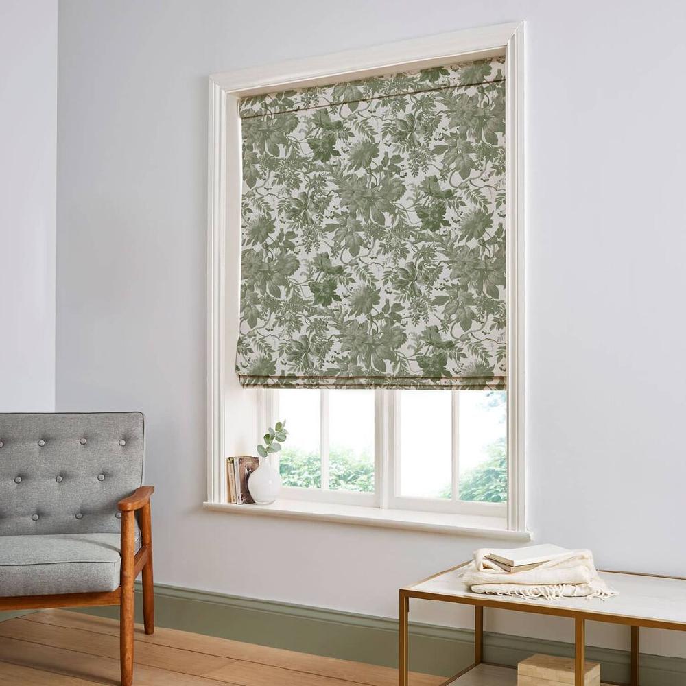 graham & brown Enzia Sage Roman Shade