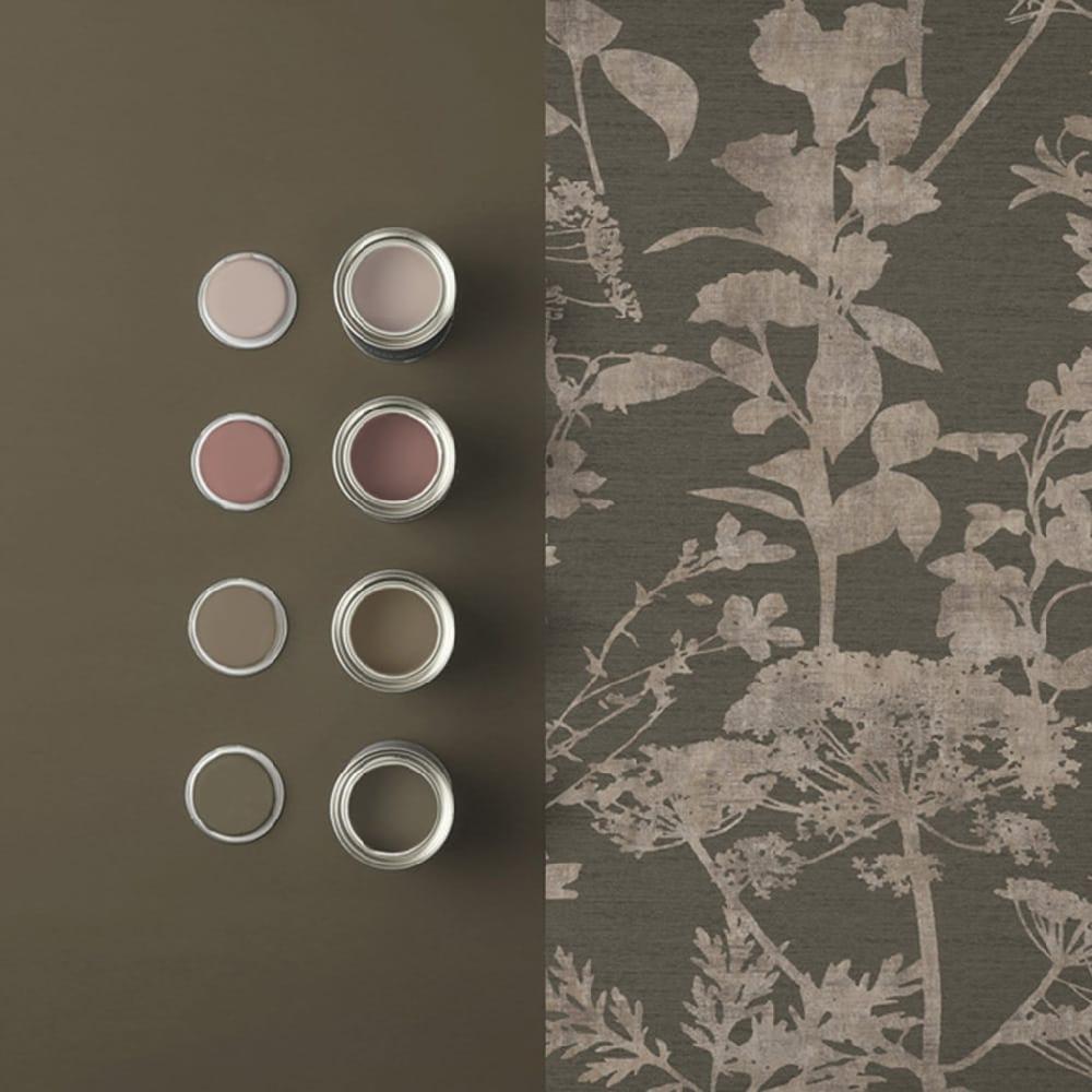 Graham & Brown Esther Chocolate Wallpaper