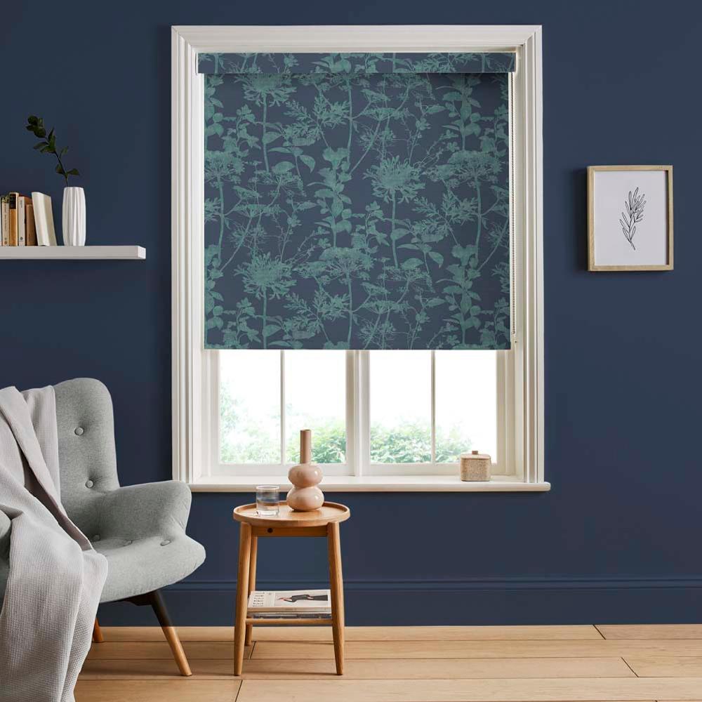graham & brown Esther Teal Roller Shade