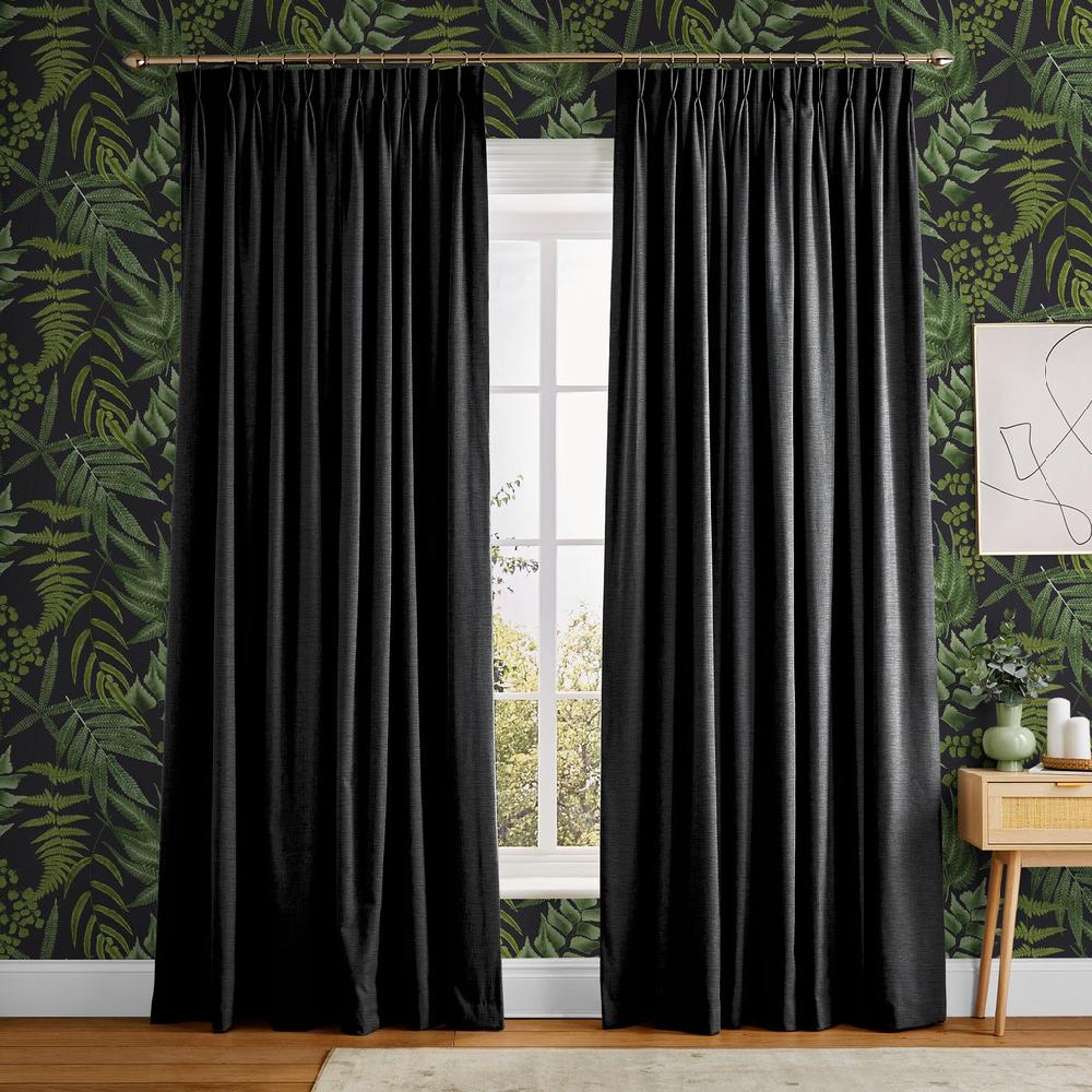 graham & brown Ethereal Black Curtains
