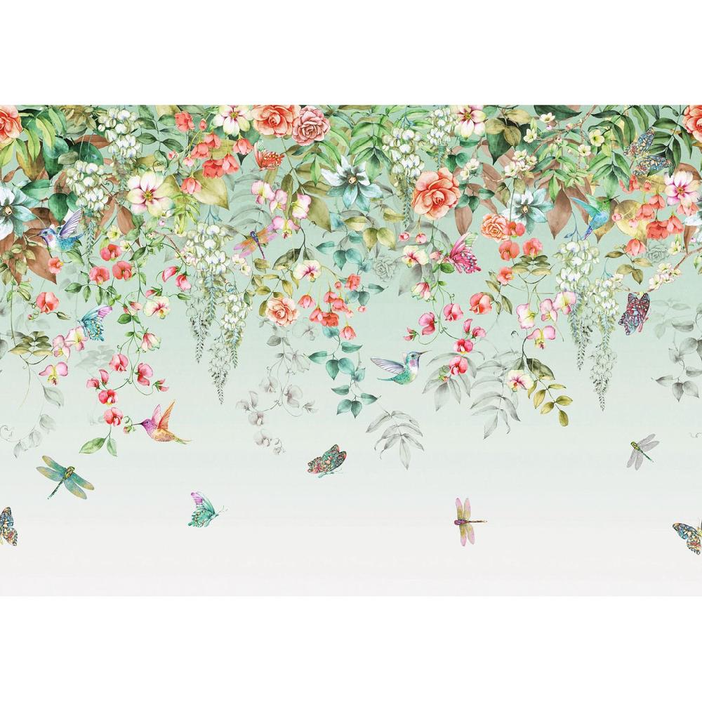 Graham & Brown Ethereal Flora Dawn Bespoke Mural
