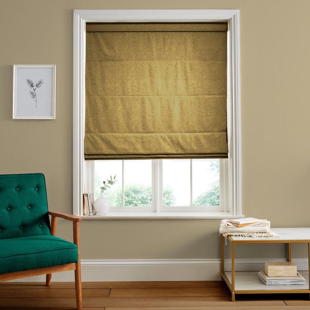 graham & brown Ethereal Gold Roman Shade