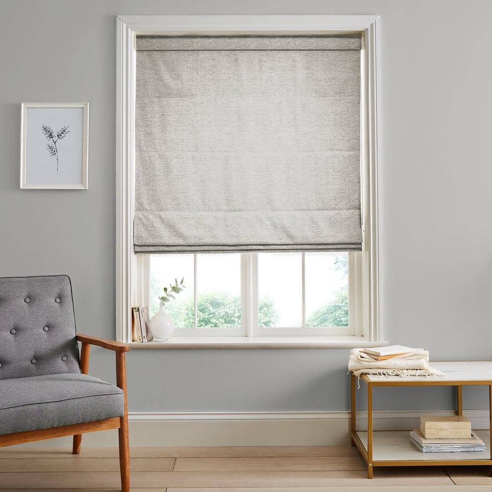 graham & brown Ethereal Mink Roman Shade