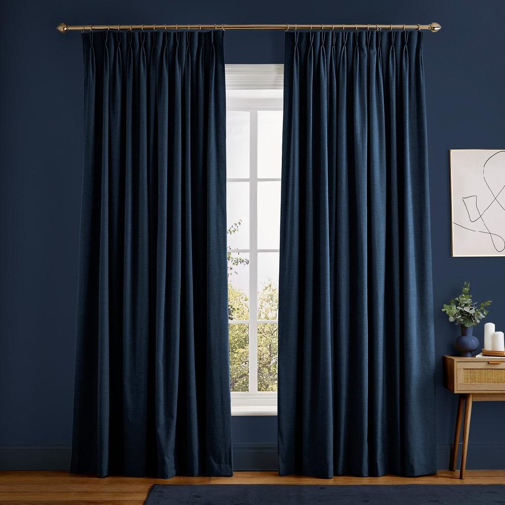 graham & brown Ethereal Navy Curtains