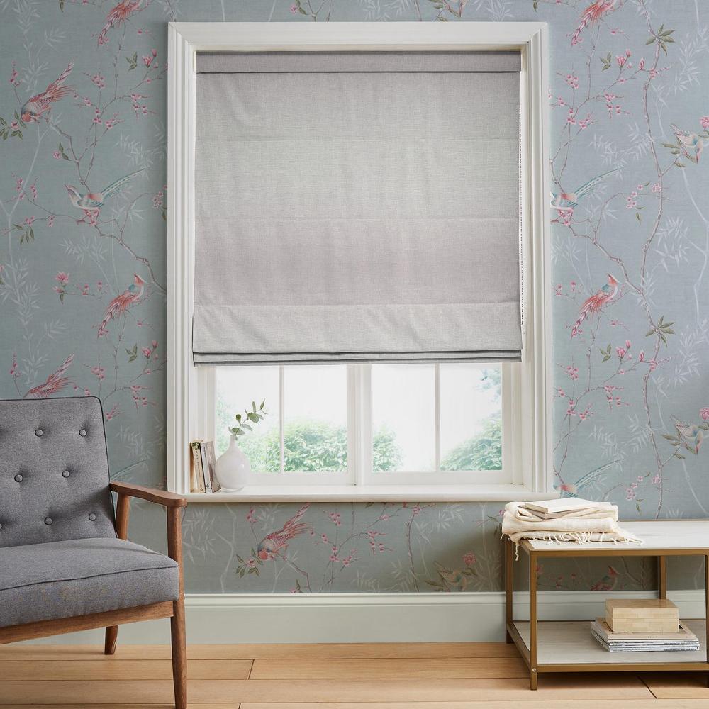 graham & brown Ethereal Pearl Roman Shade