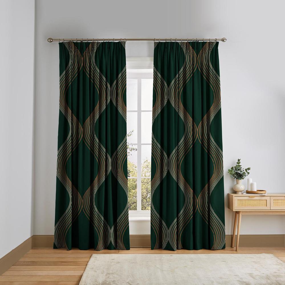 graham & brown Euphoria Emerald Curtains