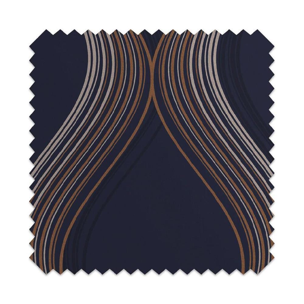 Graham & Brown Euphoria Navy Roman Shade